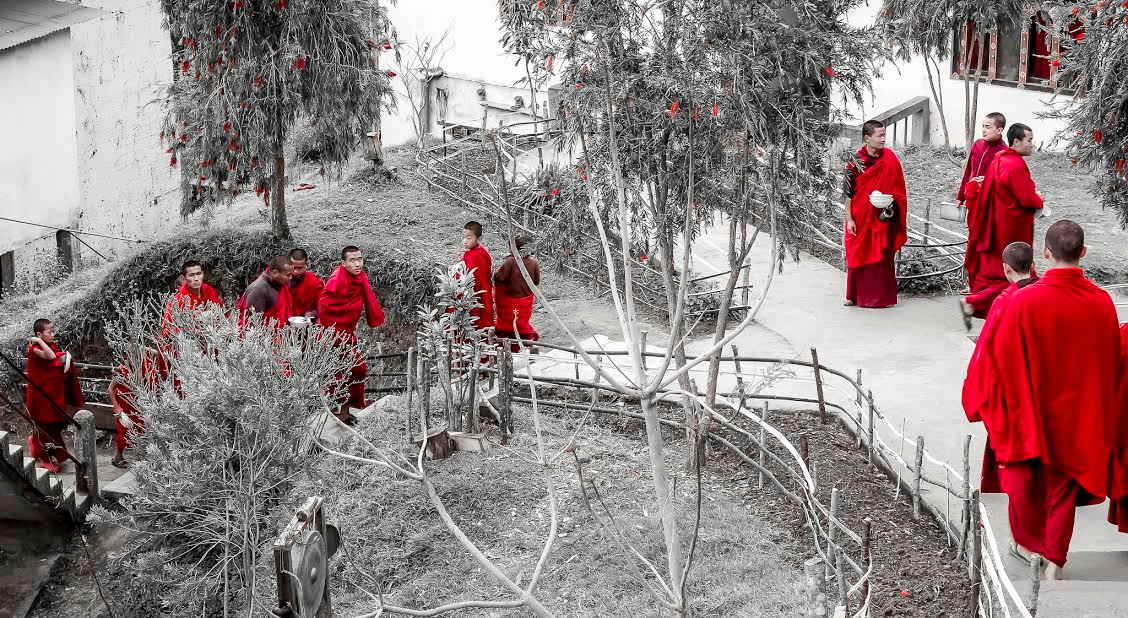 
Hết giờ học đạo
