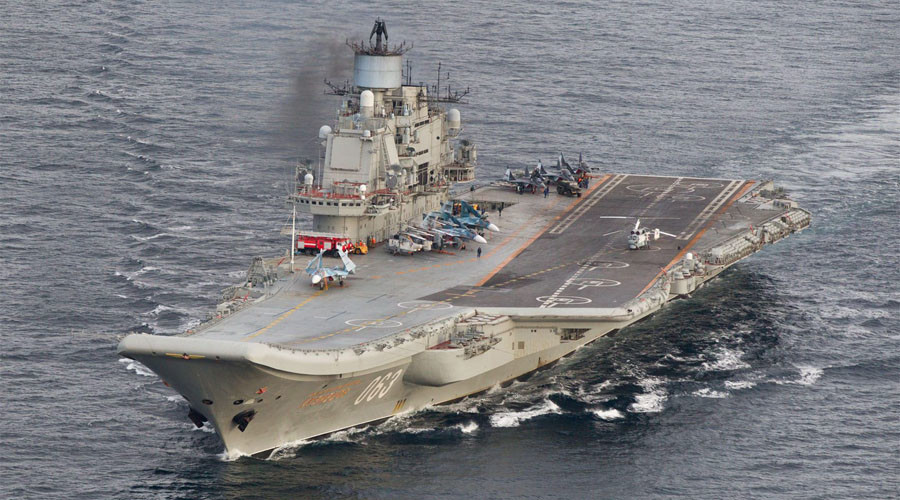 Nga bắt đầu rút quân, tàu sân bay rời Syria đầu tiên