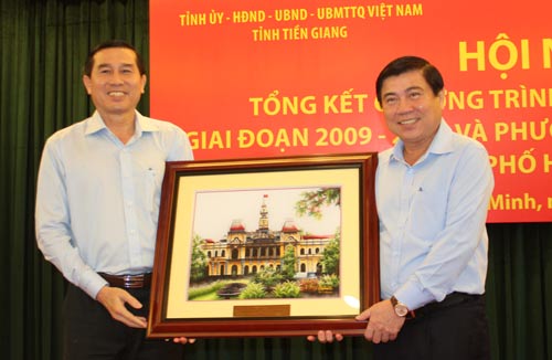 TP HCM và Tiền Giang hợp tác toàn diện