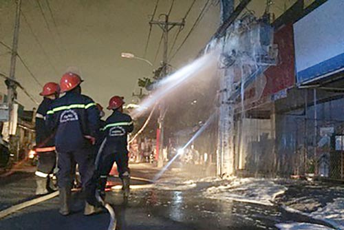 Mùa mưa, cháy nổ lại nhiều