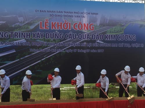 Gần 500 tỉ đồng xây cầu qua đảo kim cương