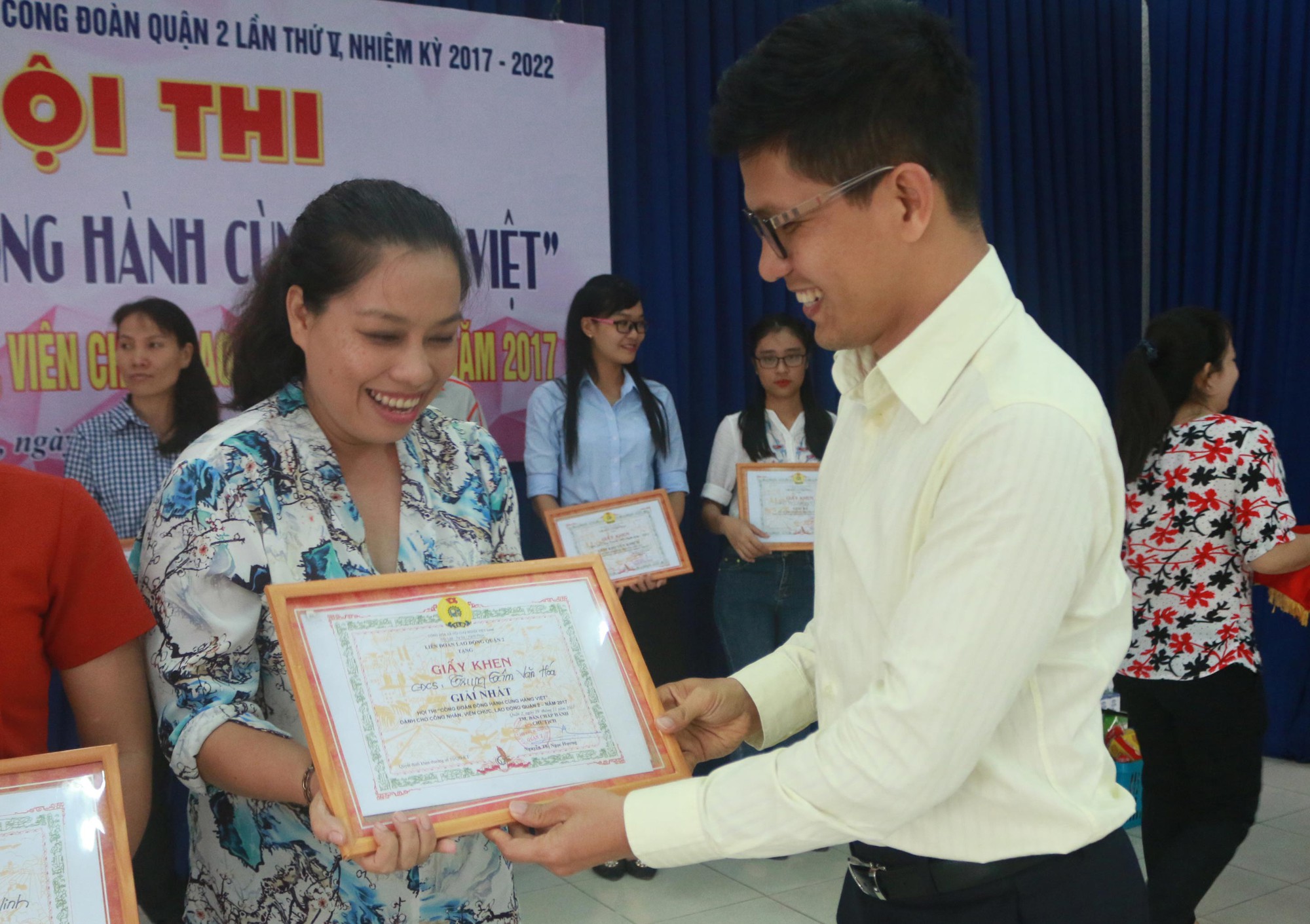 Vòng chung kết hội thi "Công đoàn đồng hành cùng hàng Việt"
