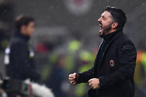 "Tê giác" Gattuso có chiến thắng đầu tiên tại Milan
