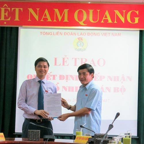 Ông Ngọ Duy Hiểu giữ chức Trưởng Ban Quan hệ lao động, Tổng LĐLĐ Việt Nam