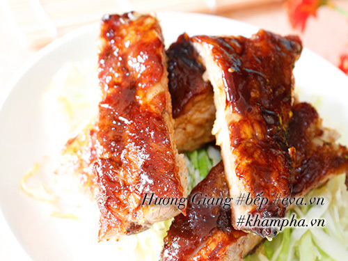 Tự l&agrave;m sườn nướng BBQ v&agrave; pate gan - Ảnh 1.