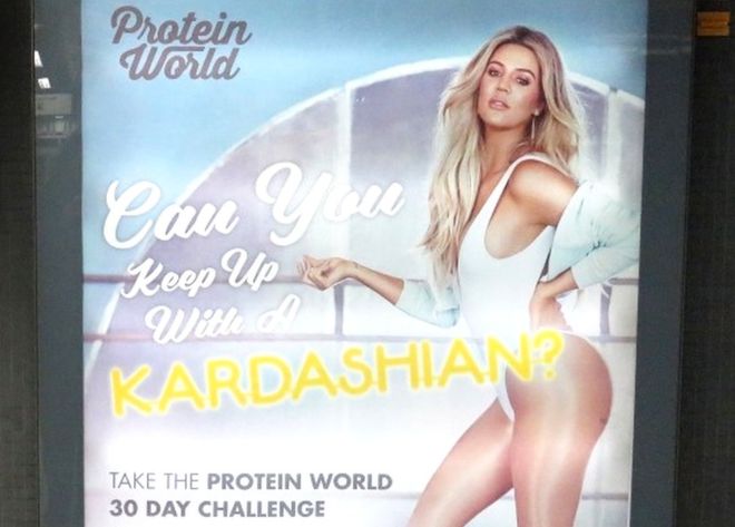 Quảng cáo của siêu mẫu Khloe Kardashian gây tranh cãi