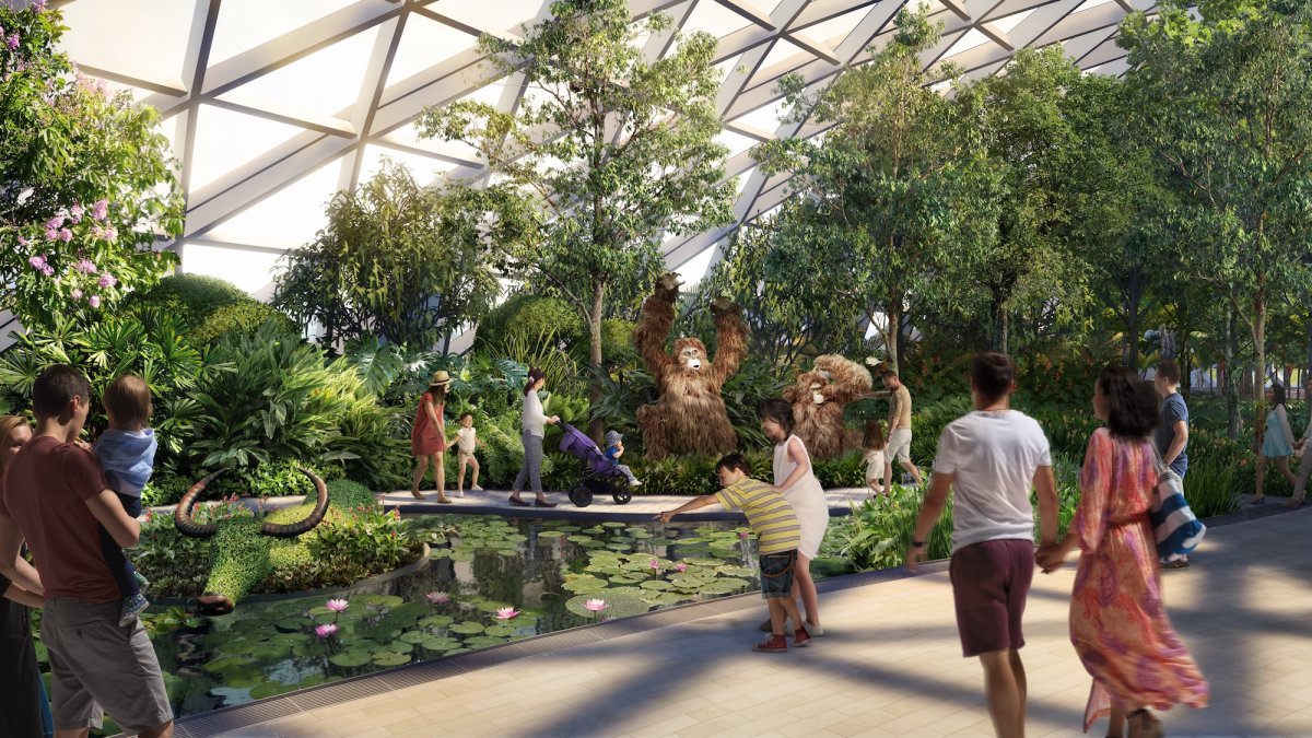S&acirc;n bay Changi đưa th&aacute;c nước, rừng nh&acirc;n tạo v&agrave;o nh&agrave; - Ảnh 8.