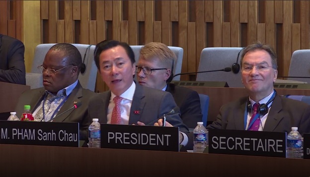 Cận cảnh buổi "thi" làm Tổng Giám đốc UNESCO của Đại sứ Phạm Sanh Châu
