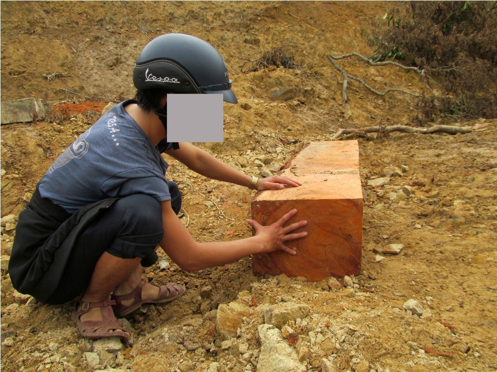 Một hộp gỗ vu&ocirc;ng vức được tập kết b&ecirc;n đường
