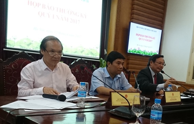 Vụ "Nối vòng tay lớn" không phép làm “nóng” họp báo Bộ Văn hóa