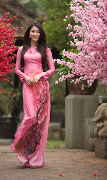 Áo dài duyên dáng