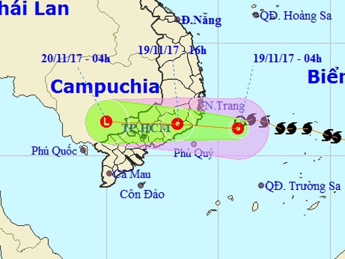 Bão số 14 suy yếu thành áp thấp nhiệt đới, cảnh báo mưa lớn - Ảnh 1.