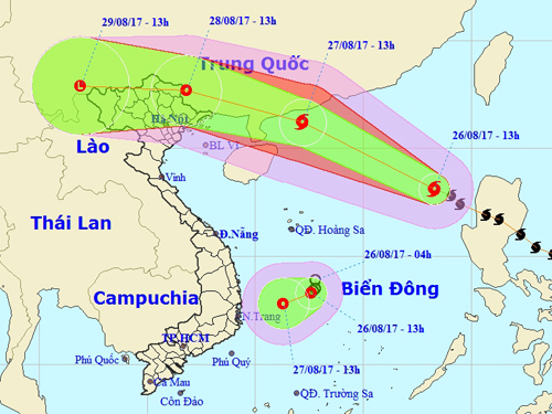 Bão “kết hợp” áp thấp nhiệt đới, điện khẩn phòng mưa lũ