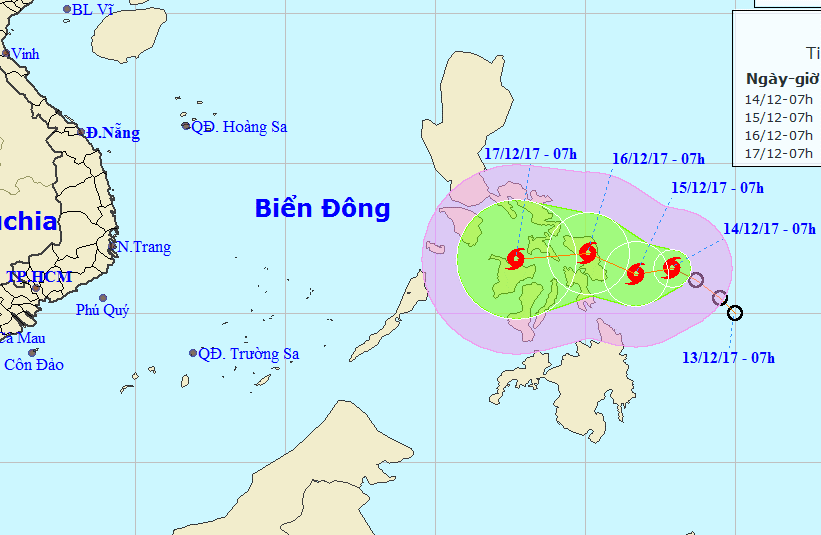 B&atilde;o giật cấp 10 gần Biển Đ&ocirc;ng, diễn biến phức tạp - Ảnh 1.