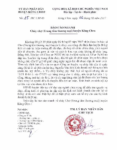 
B&aacute;o c&aacute;o nhanh vụ ch&aacute;y
