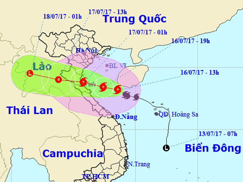 Sắp đổ bộ, bão số 2 mạnh lên giật cấp 12, gây mưa rất to