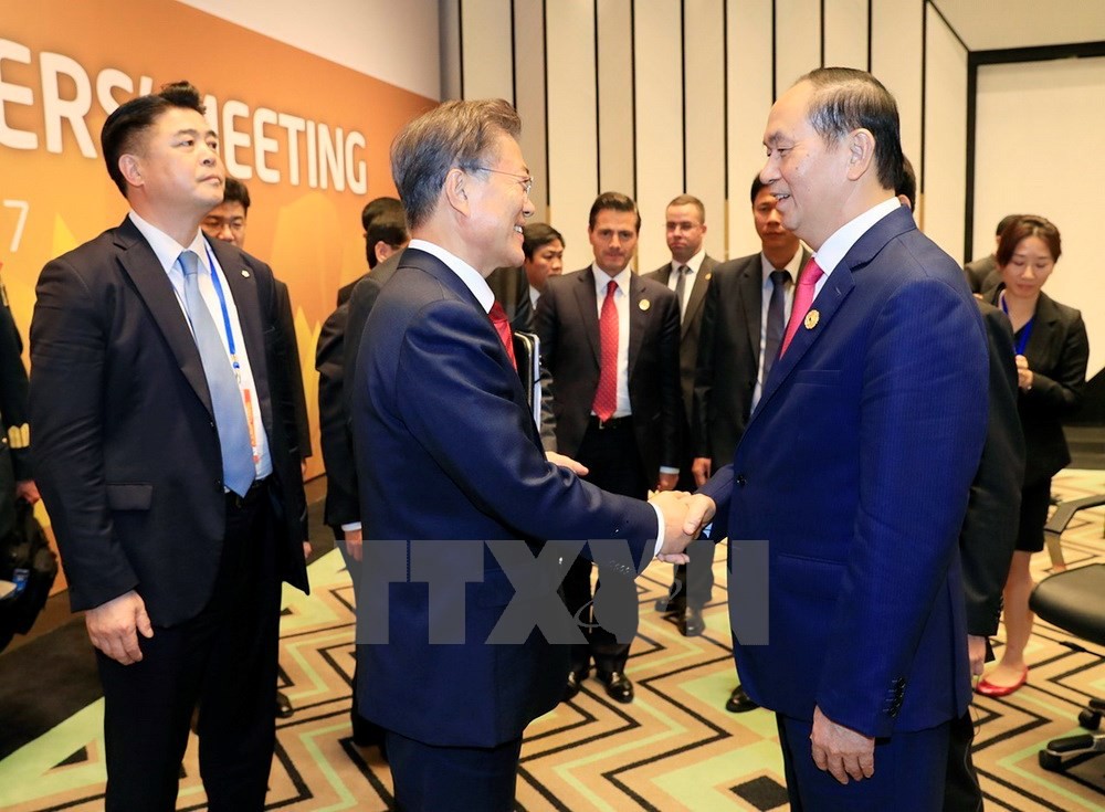 Chủ tịch nước: Th&ocirc;ng qua Tuy&ecirc;n bố Đ&agrave; Nẵng tại APEC 2017 - Ảnh 22.