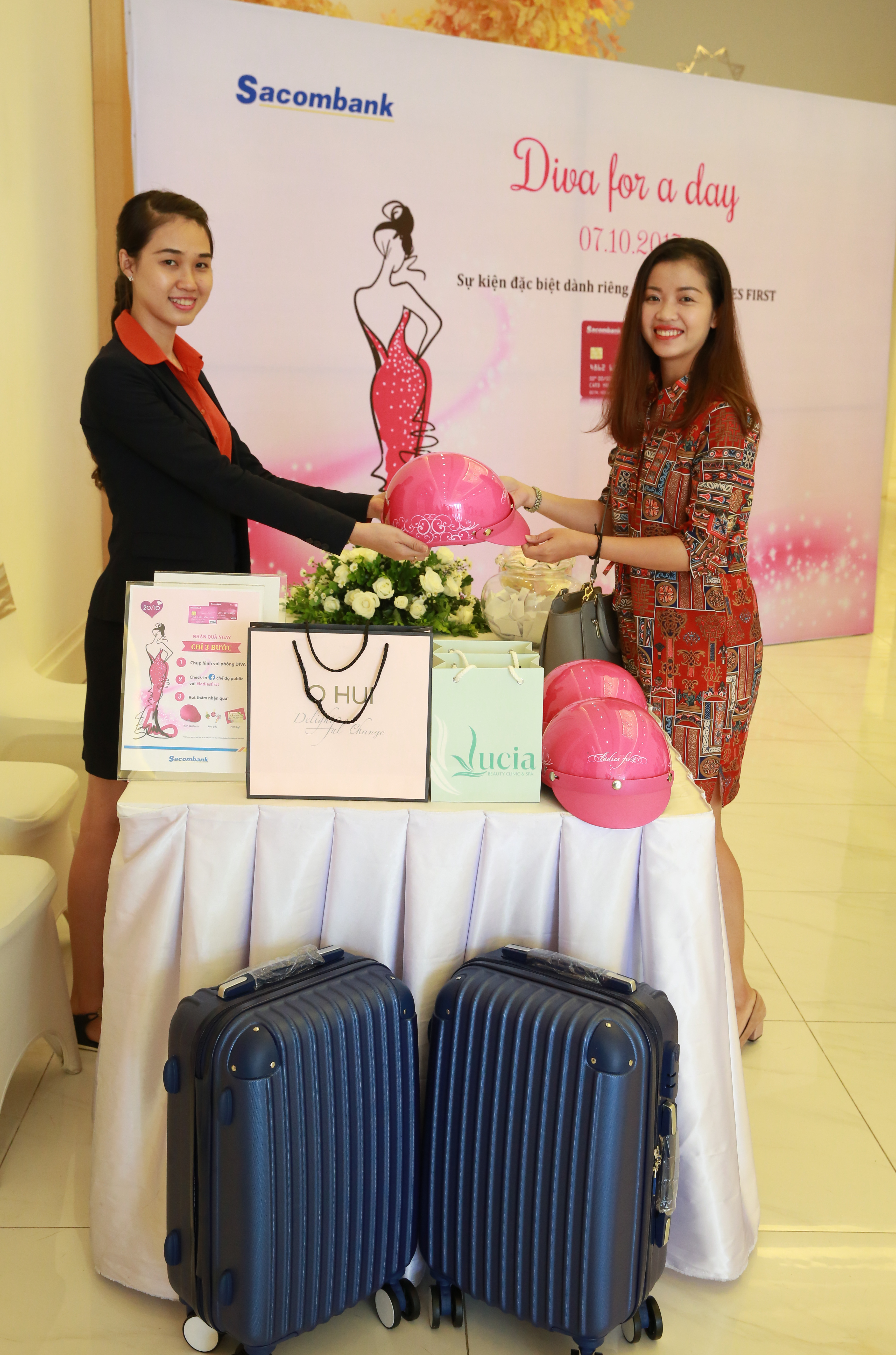 Ph&aacute;i đẹp tận hưởng th&aacute;ng 10 với thẻ Ladies First - Ảnh 1.