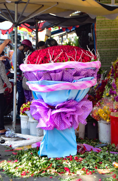 Bó hồng nghìn bông mừng 8-3