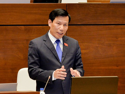Bộ trưởng Nguyễn Ngọc Thiện trả lời chất vấn Quốc hội