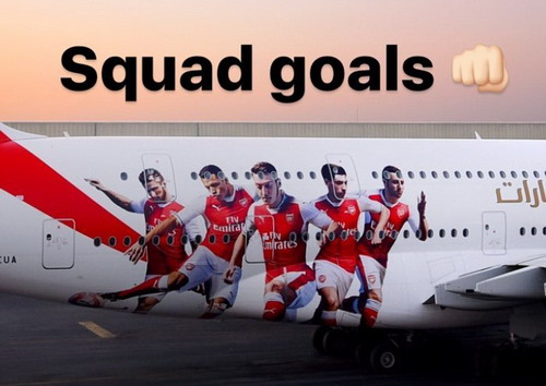 Arsenal nhận tài trợ máy bay Airbus nửa tỉ đô