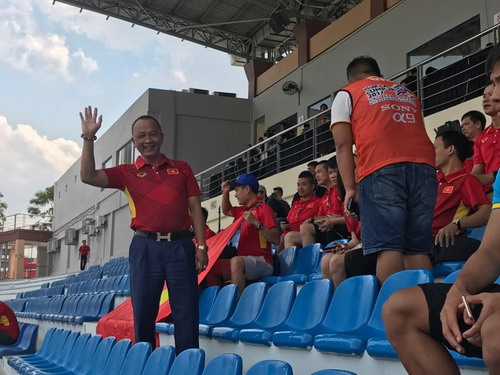 U22 Việt Nam - Th&aacute;i Lan 0-3: Dừng ch&acirc;n SEA Games, HLV Hữu Thắng từ chức - Ảnh 11.