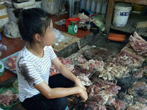 2 phụ nữ hắt chất bẩn vào phản thịt lợn lĩnh 9 tháng tù treo