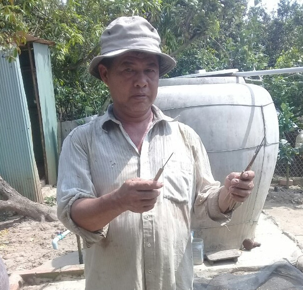 Nông dân bất an vì kẻ gian ném chông sắt trong ruộng