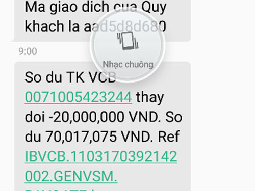 Lại bị lừa tiền qua mạng