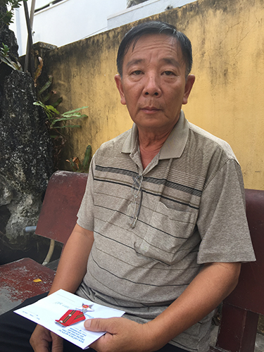 Ông Đinh Minh Triết bức xúc vì bị “ém” Huân chương Chiến công hạng ba 12 năm