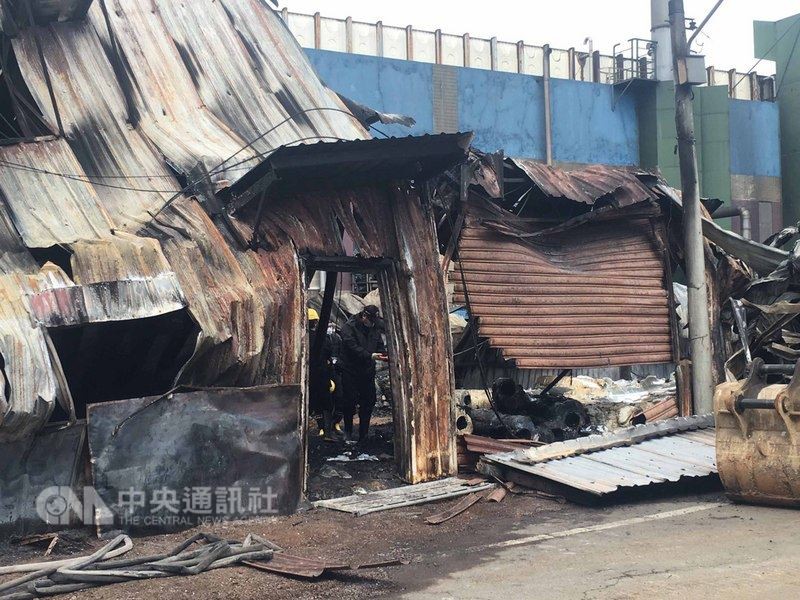 
Hiện trường vụ ch&aacute;y. Ảnh: CNA
