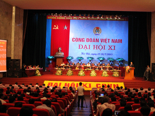Thi vẽ tranh, viết bài chào mừng đại hội Công đoàn - Ảnh 1.