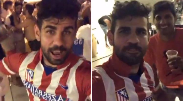 Costa mặc &aacute;o Atletico, chọc tức Conte - Ảnh 1.