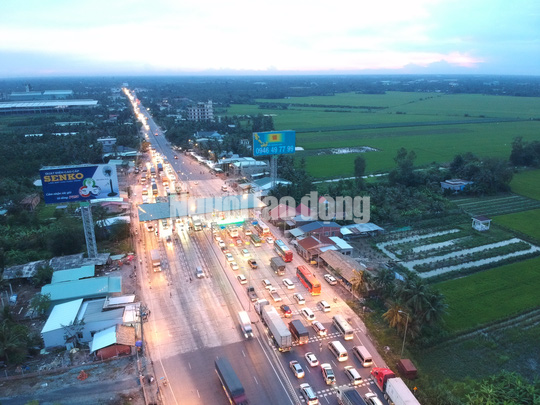 BOT Cai Lậy sắp thu ph&iacute; tự động - Ảnh 1.