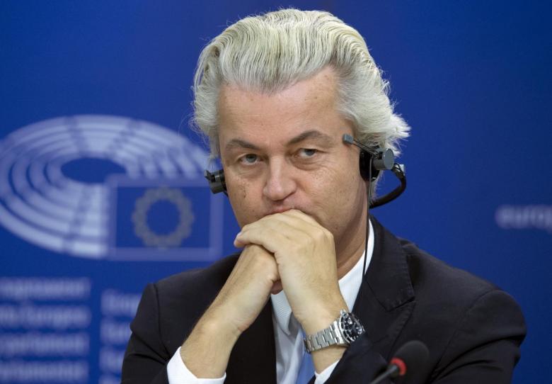 
&Ocirc;ng Wilders từng cam kết biến H&agrave; Lan th&agrave;nh một quốc gia &ldquo;kh&ocirc;ng Hồi gi&aacute;o&rdquo; v&agrave; r&uacute;t khỏi Li&ecirc;n minh ch&acirc;u &Acirc;u. Ảnh: Reuters

