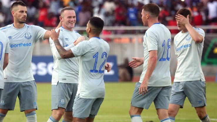 Rooney lập siêu phẩm ngày trở lại Everton