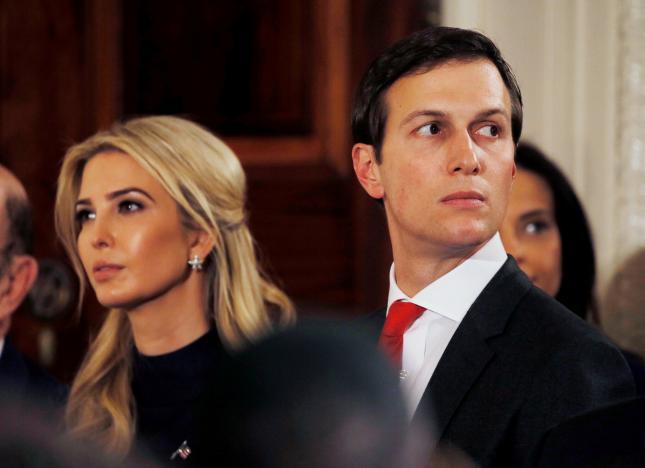 Ivanka Trump và chồng Jared Kushner. Ảnh: Reuters