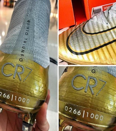 Nike tung gi&agrave;y độc mừng Quả b&oacute;ng v&agrave;ng Ronaldo - Ảnh 2.
