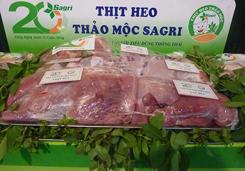 Heo thảo mộc Sagri đạt Top 100 sản phẩm vàng Việt Nam