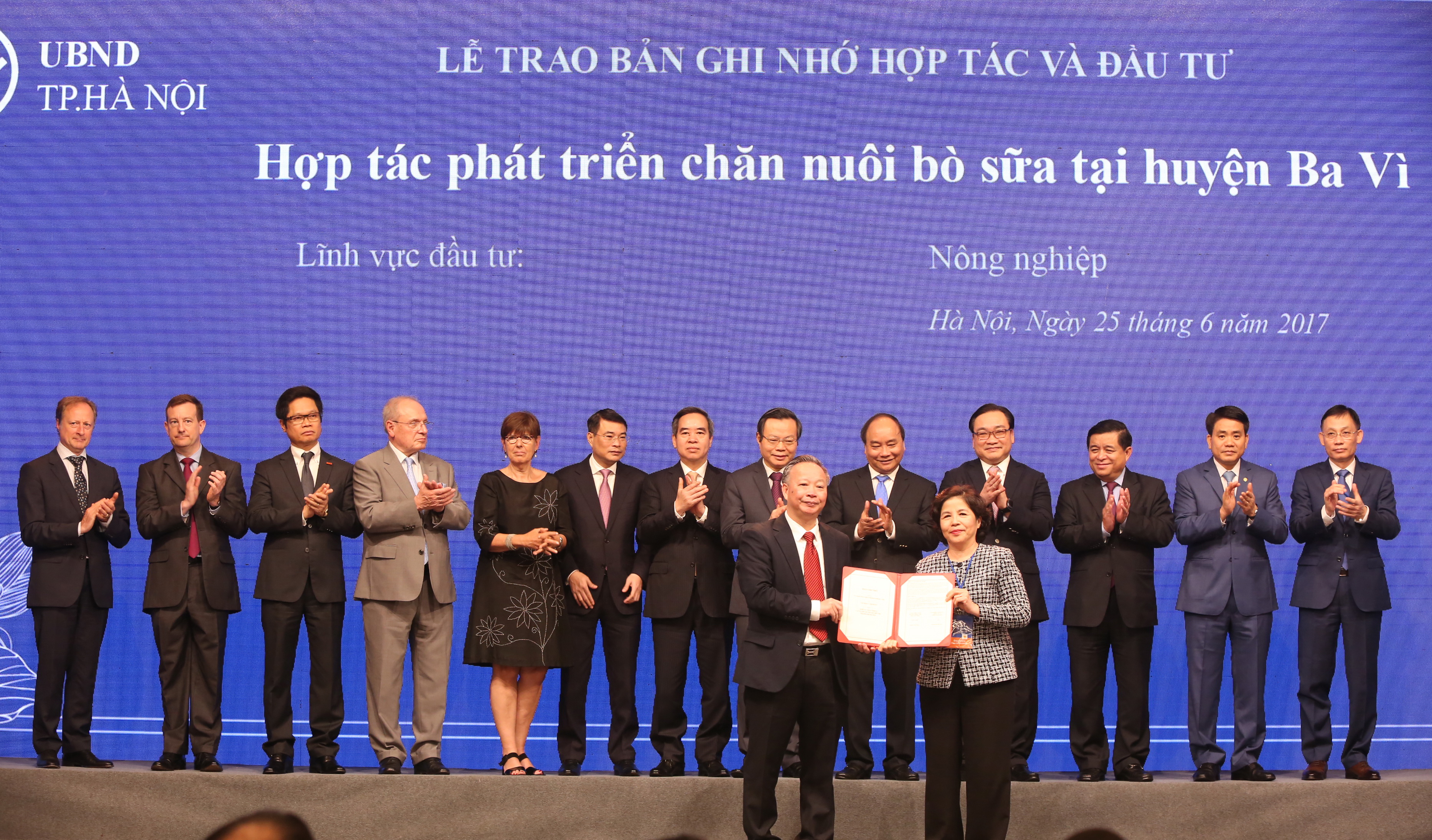Vinamilk đồng hành cùng sự phát triển của TP Hà Nội