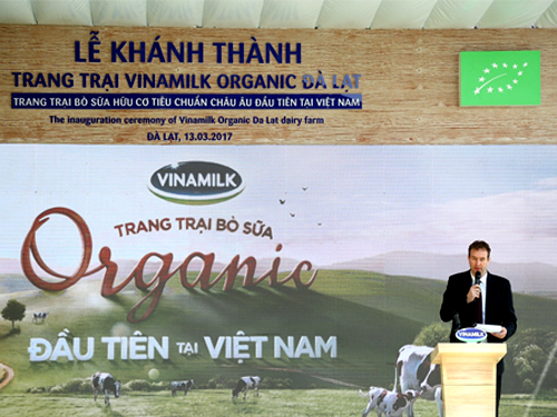 Vinamilk đánh dấu Việt Nam trên bản đồ organic Thế giới
