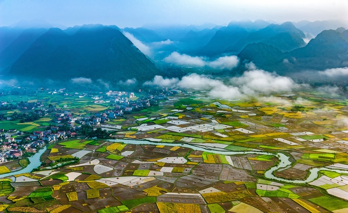 Thung lũng Bắc Sơn nhuộm vàng mùa lúa chín