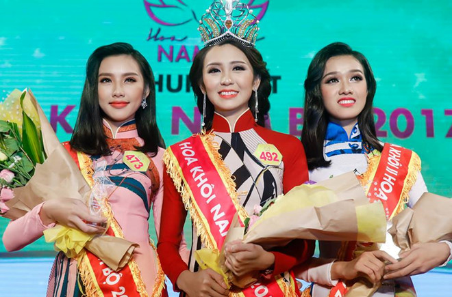 Nguyễn Thị Hải Yến đăng quang Hoa khôi Nam bộ 2017