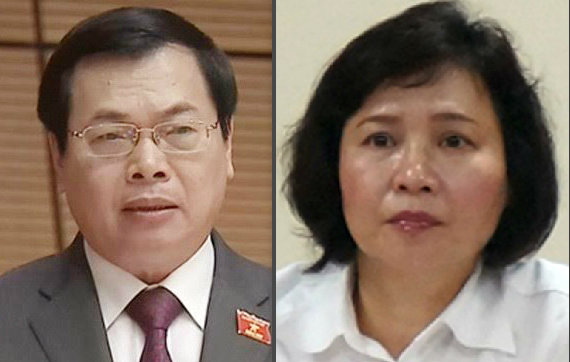 Thủ tướng kỷ luật ông Vũ Huy Hoàng và bà Hồ Thị Kim Thoa