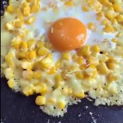 Bắp xào trứng thơm lừng