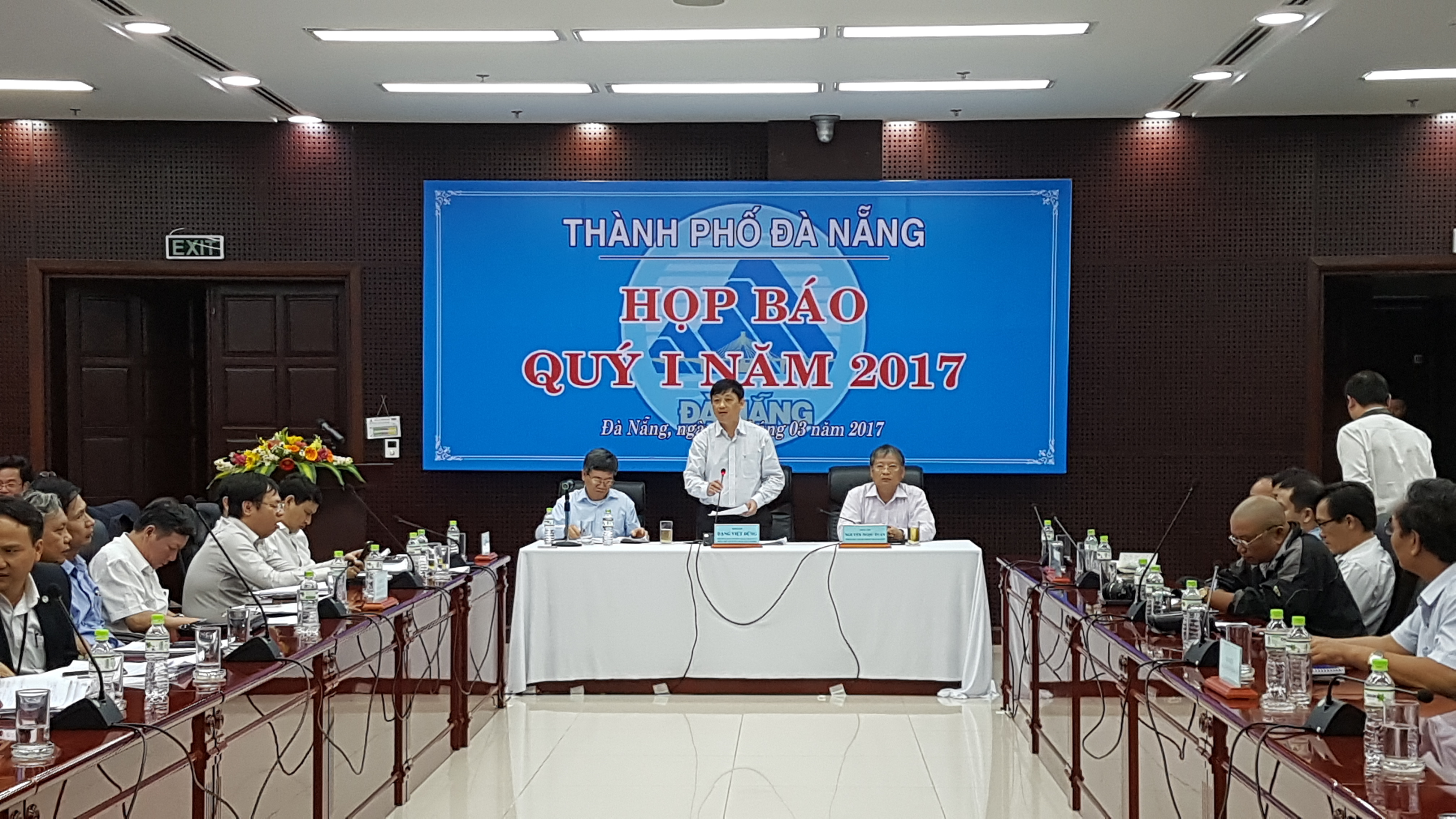 Buổi họp báo thu hút hơn 100 phóng viên đến từ các cơ quan báo chí trên địa bàn thành phố Đà Nẵng