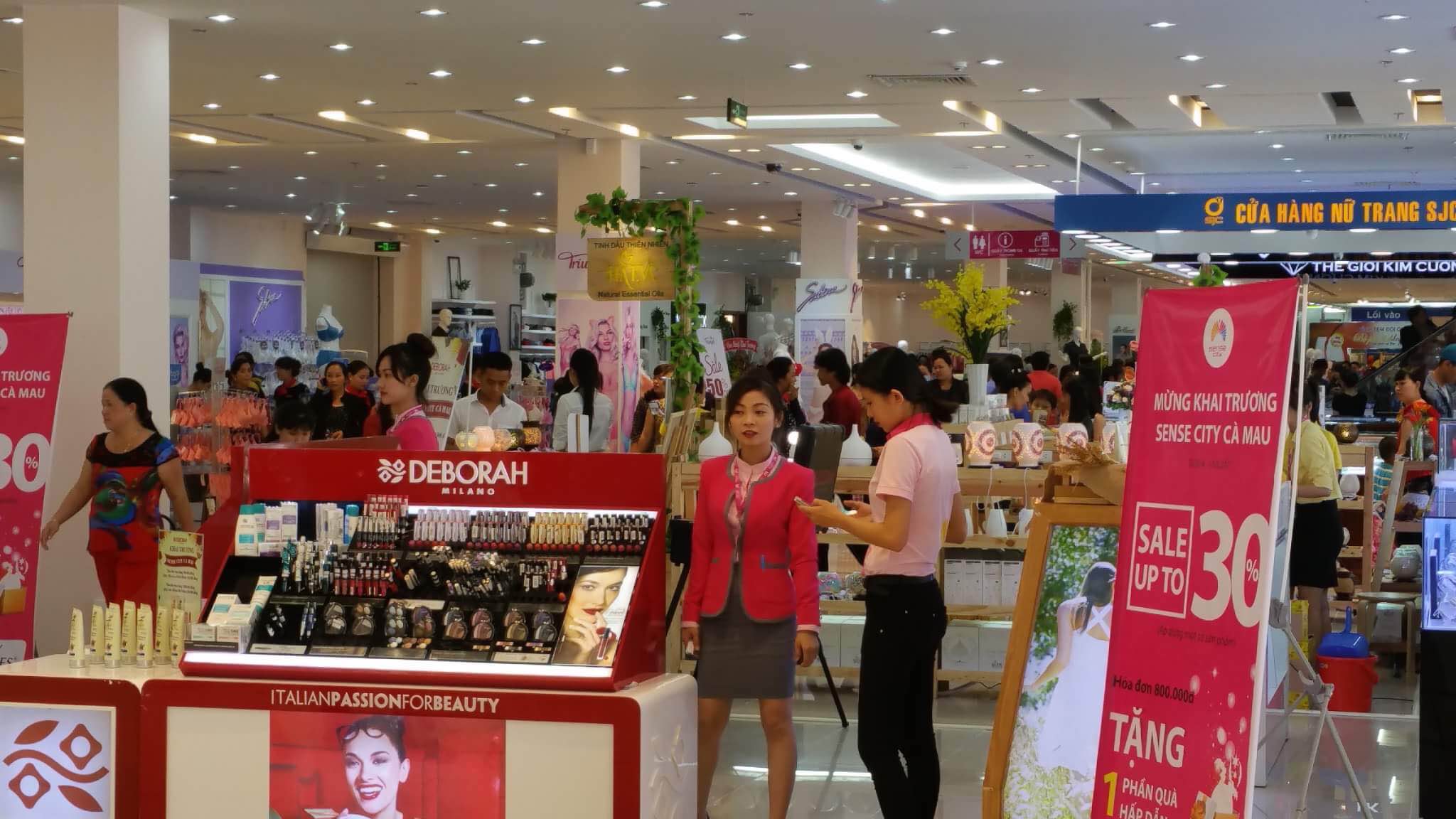 Trung tâm thương mại Sense City Cà Mau mở cửa bán hàng phục vụ lễ