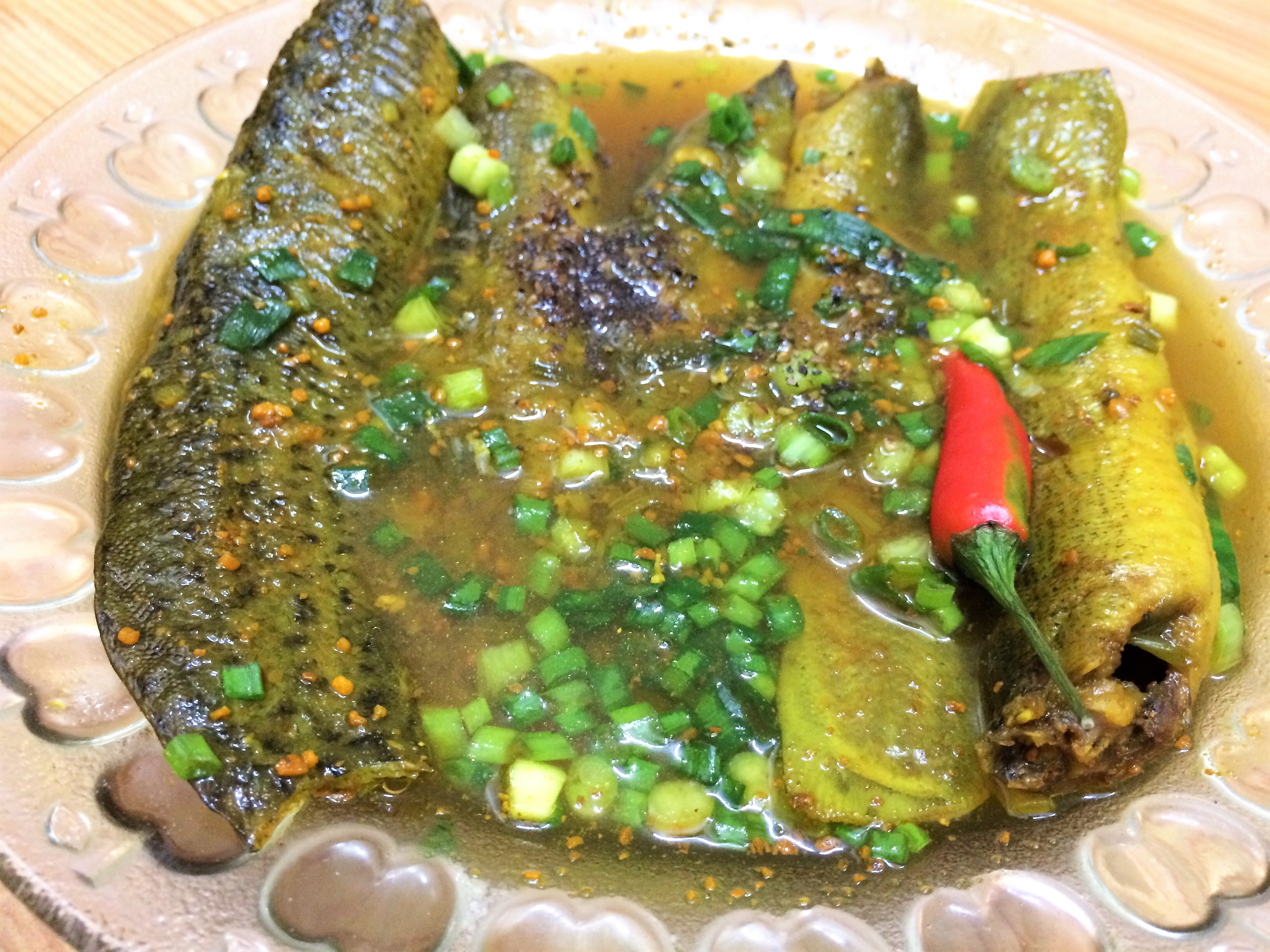 Cá chạch kho nghệ