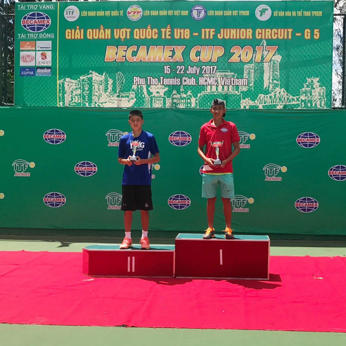 Nguyễn Văn Phương vô địch Giải U18 ITF