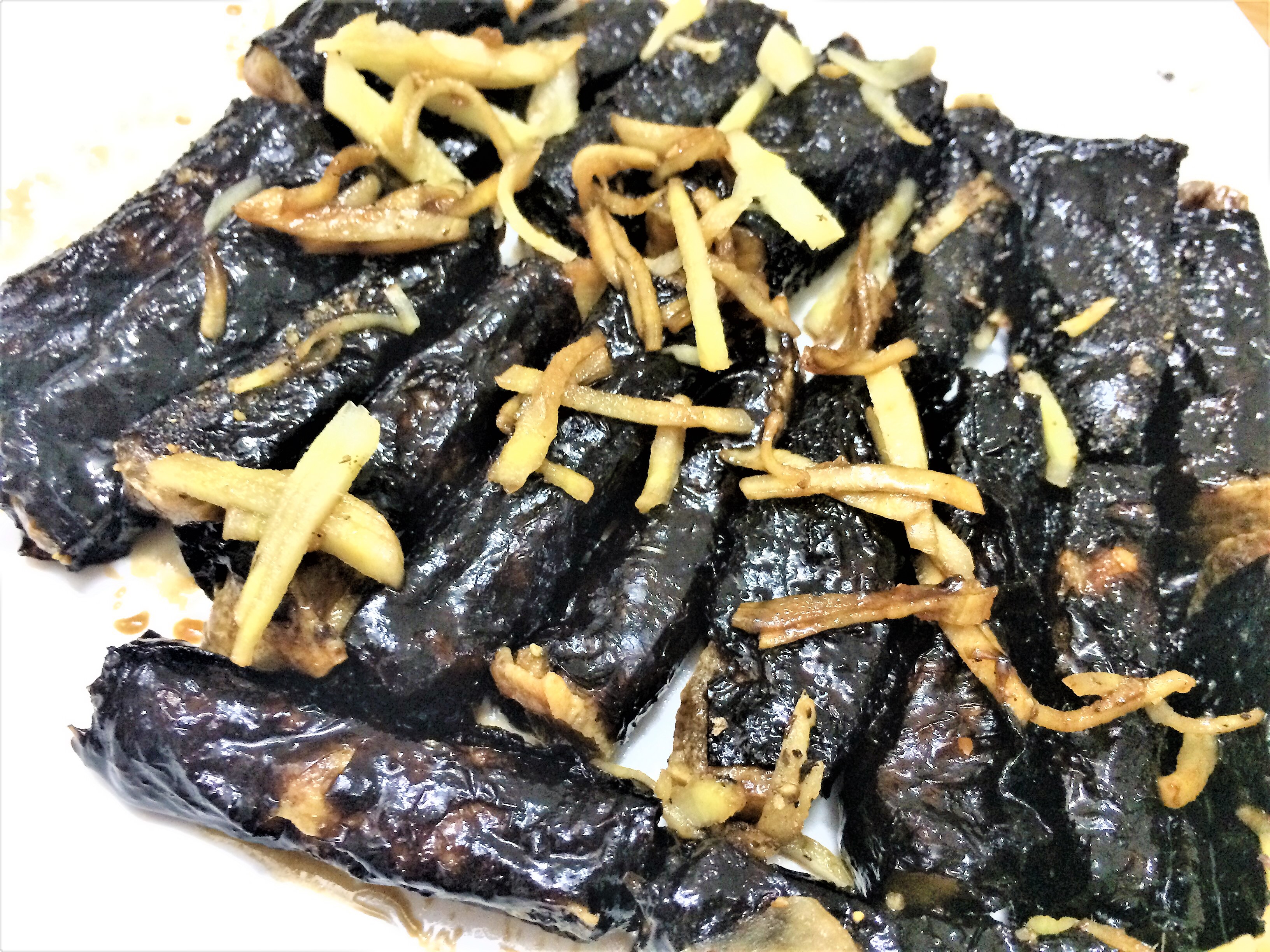 Bữa chay đậm đà với món “cá kèo” kho gừng